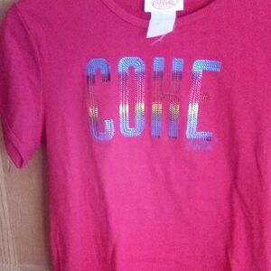 Women's Vibrant Pink Short Sleeve Tee